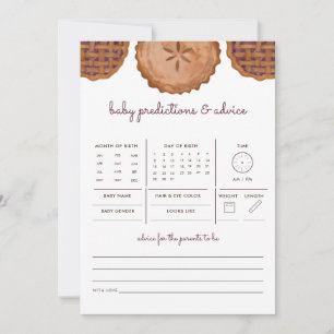 Thanksgiving Cutie Pie Baby Voorspelling Advies Sp