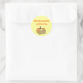Thanksgiving Cutie Ronde Sticker (Tas)