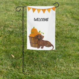 Thanksgiving Dachshund Tuinvlag