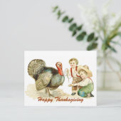 Thanksgiving Dag Briefkaart (Staand voorkant)