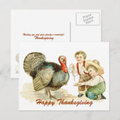 Thanksgiving Dag Briefkaart (Voorkant / Achterkant)