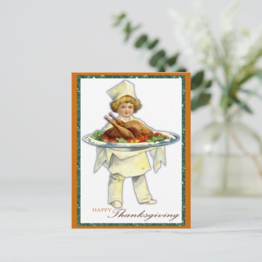 Thanksgiving Dag Briefkaart (Staand voorkant)