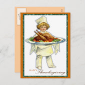 Thanksgiving Dag Briefkaart (Voorkant / Achterkant)