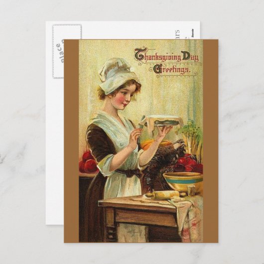 Thanksgiving Dag Briefkaart (Voorkant / Achterkant)