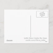 Thanksgiving Dag Briefkaart (Achterkant)