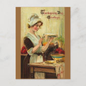 Thanksgiving Dag Briefkaart (Voorkant)
