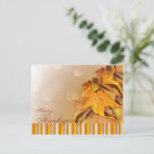 Thanksgiving Dag Briefkaart (Staand voorkant)