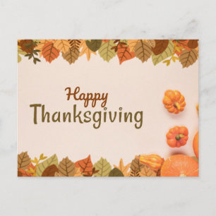 Thanksgiving Dag Briefkaart