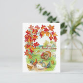Thanksgiving Dag Briefkaart (Staand voorkant)