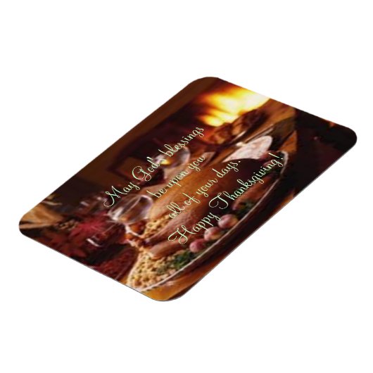 Thanksgiving dag diner magneet (Linkerzijde)