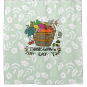 Thanksgiving Dag Douchegordijn (Voorkant)