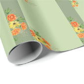 Thanksgiving Dag. Elegante waterverf. Verpakkingsp Cadeaupapier (Rol Hoek)