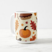 Thanksgiving dag en herfst stijl Koffie Mok (Voorkant links)