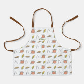 Thanksgiving Dag Feest Diner Aangepaste Kinder Sch Schort (Voorkant)