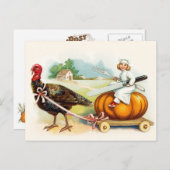 Thanksgiving Dag Feestdagenkaart (Voorkant / Achterkant)