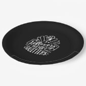 Thanksgiving-dag Funny Gift Leftovers zijn bedoeld Papieren Bordje (Gekanteld)