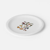 Thanksgiving dag herfstattributen Classic T-Shirt Papieren Bordje (Gekanteld)