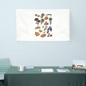 Thanksgiving dag herfstattributen Classic T-Shirt Spandoek (Beurs)