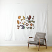 Thanksgiving dag herfstattributen Classic T-Shirt Wandkleed (In Situ (horizontaal))