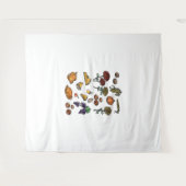 Thanksgiving dag herfstattributen Classic T-Shirt Wandkleed (Voorkant (horizontaal))