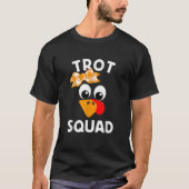 Thanksgiving dag lopen Turkije Trot Squad T-shirt (Voorkant)