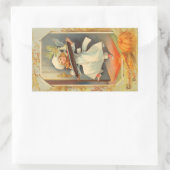 Thanksgiving Dag Meisje Chef  Sticker (Tas)