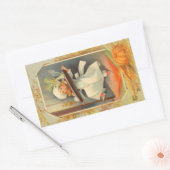 Thanksgiving Dag Meisje Chef  Sticker (Envelop)