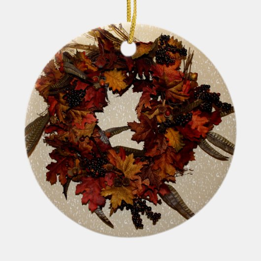 Thanksgiving Dag Ornament (Voorkant)