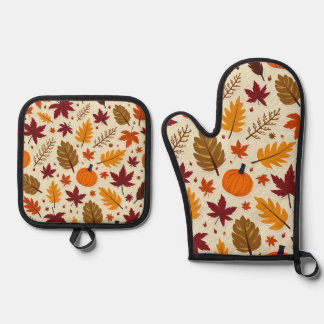 Thanksgiving Dag Oven Mitt en Pot Houders Ovenwant & Pannenlap Set