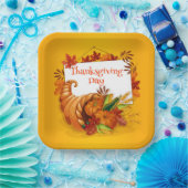 Thanksgiving Dag Papieren Bordje (Feest)