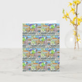 THANKSGIVING DAG PARADE TURKEY HELIUM BALLOONS BLO KAART (Gele Bloem)