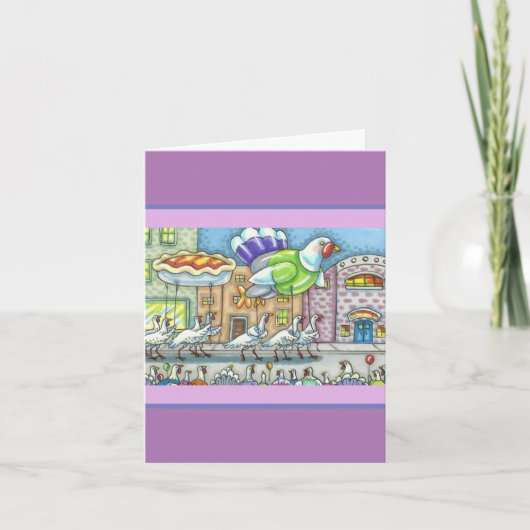 THANKSGIVING DAG PARADE TURKEY HELIUM BALLOONS BLO KAART (Voorkant)