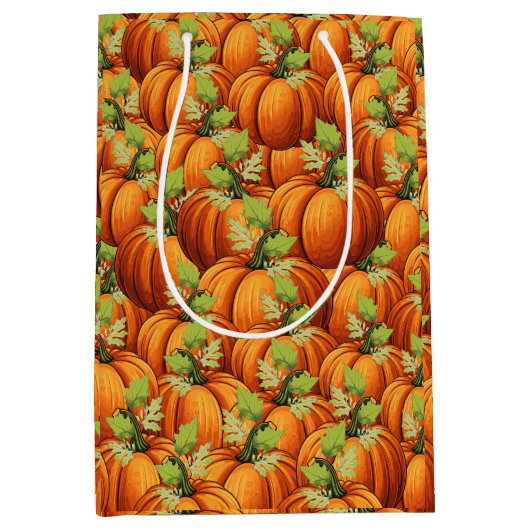 THANKSGIVING DAG POMPOENEN MEDIUM CADEAUZAKJE (Voorkant)