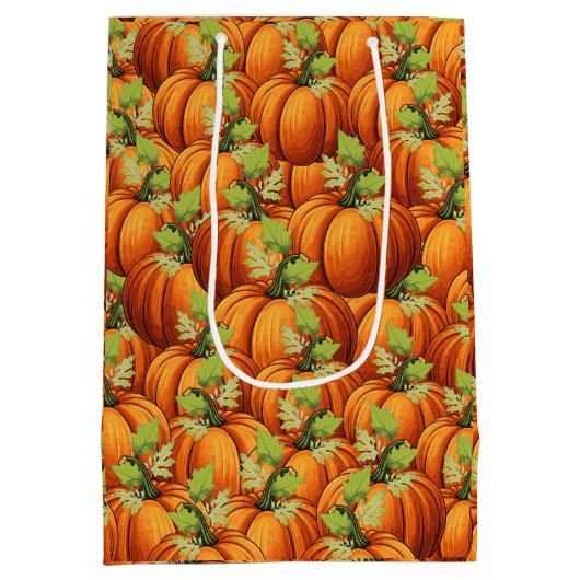 THANKSGIVING DAG POMPOENEN MEDIUM CADEAUZAKJE (Achterkant)