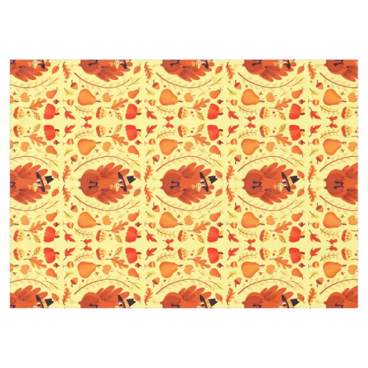 Thanksgiving Dag Tafelkleed (Voorkant (Horizontaal))