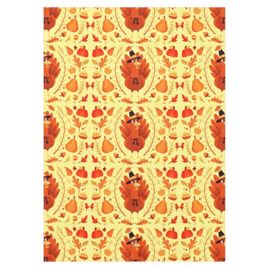 Thanksgiving Dag Tafelkleed (Voorkant)