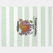 Thanksgiving Dag Turkije Art – Classic Autumn Fleece Deken (Voorkant (Horizontaal))