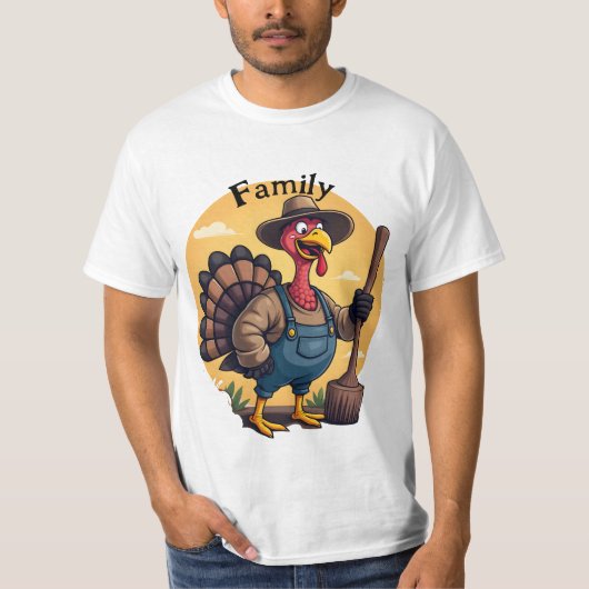 Thanksgiving Dag Turkije Boer |Thanksgiving T-shirt (Voorkant)