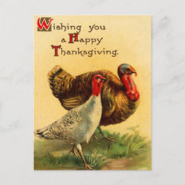 Thanksgiving Dag Turkije Briefkaart