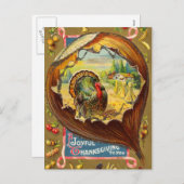  Thanksgiving Dag Turkije Briefkaart (Voorkant / Achterkant)