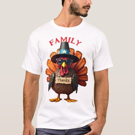 Thanksgiving Dag Turkije feestmaal |Thanksgiving T-shirt (Voorkant)