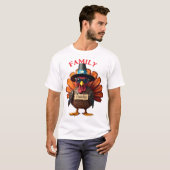 Thanksgiving Dag Turkije feestmaal |Thanksgiving T-shirt (Voorkant volledig)