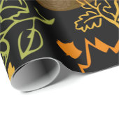 Thanksgiving dag Turkije met najaar verlaten Herfs Cadeaupapier (Rol Hoek)