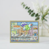 Thanksgiving DAG TURKIJE PARADE, HELIUMBALLOONS Briefkaart (Staand voorkant)