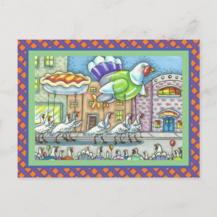 Thanksgiving DAG TURKIJE PARADE, HELIUMBALLOONS Briefkaart