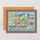 Thanksgiving DAG TURKIJE PARADE, HELIUMBALLOONS Briefkaart (Voorkant / Achterkant)