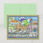 Thanksgiving DAG TURKIJE PARADE, HELIUMBALLOONS Briefkaart (Voorkant / Achterkant)