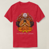 Thanksgiving Dag Turkije Troon Funny Boys Girls Ki T-shirt (Design voorkant)