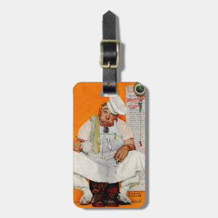 Thanksgiving dag vervagen bagagelabel