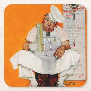 Thanksgiving dag vervagen kartonnen onderzetters